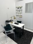 Miejsce/ pomieszczenie do manicure w salonie kosmetycznym