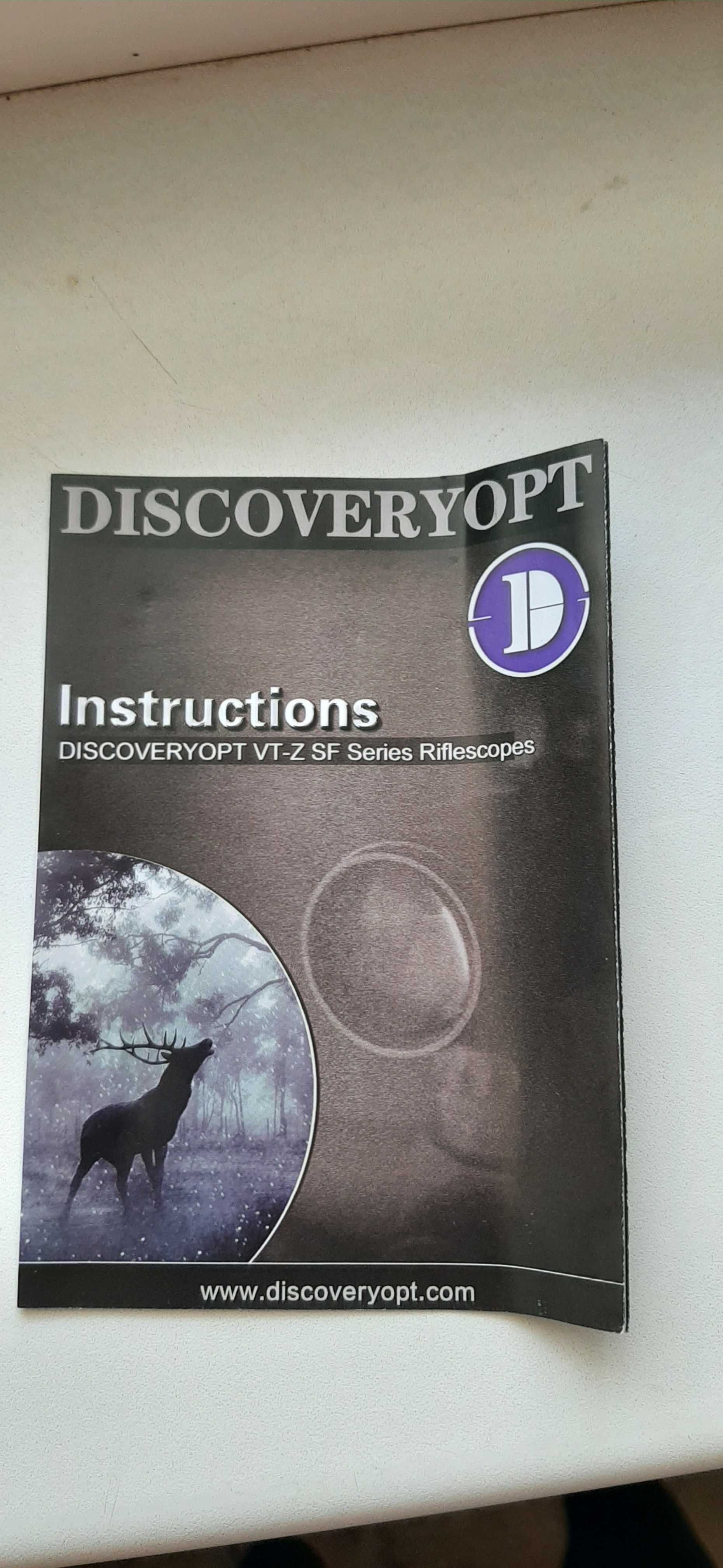 Приціл discaveri optiks,з підсвіткою