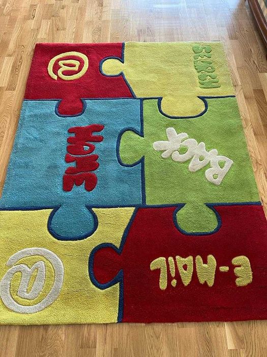 Carpete Juvenil Colorida