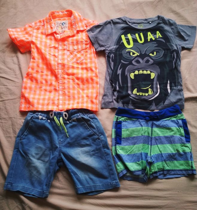 Pakiet Bluzki i spodenki krótkie, smyk 110