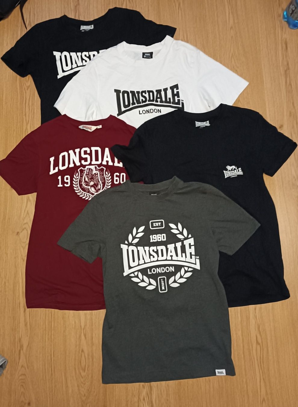 Sportowe koszulki Lonsdale – 5 różnych modeli, możliwa negocjacja