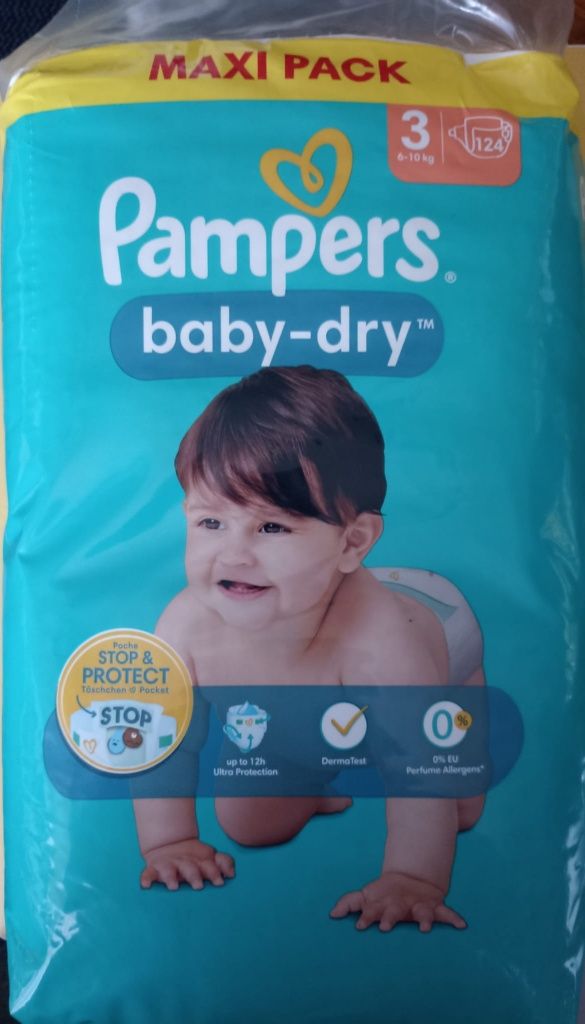 Pampers Baby Dry 124szt