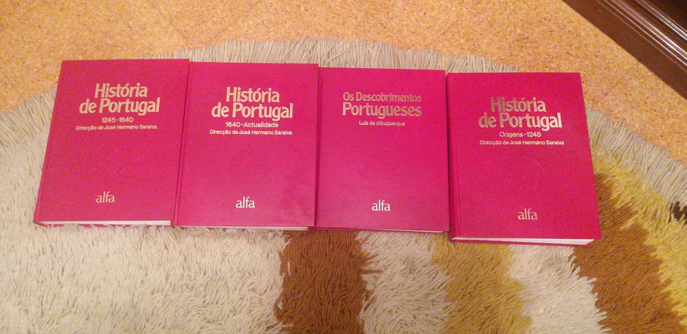 Conjunto de 4 livros Historia de Portugal