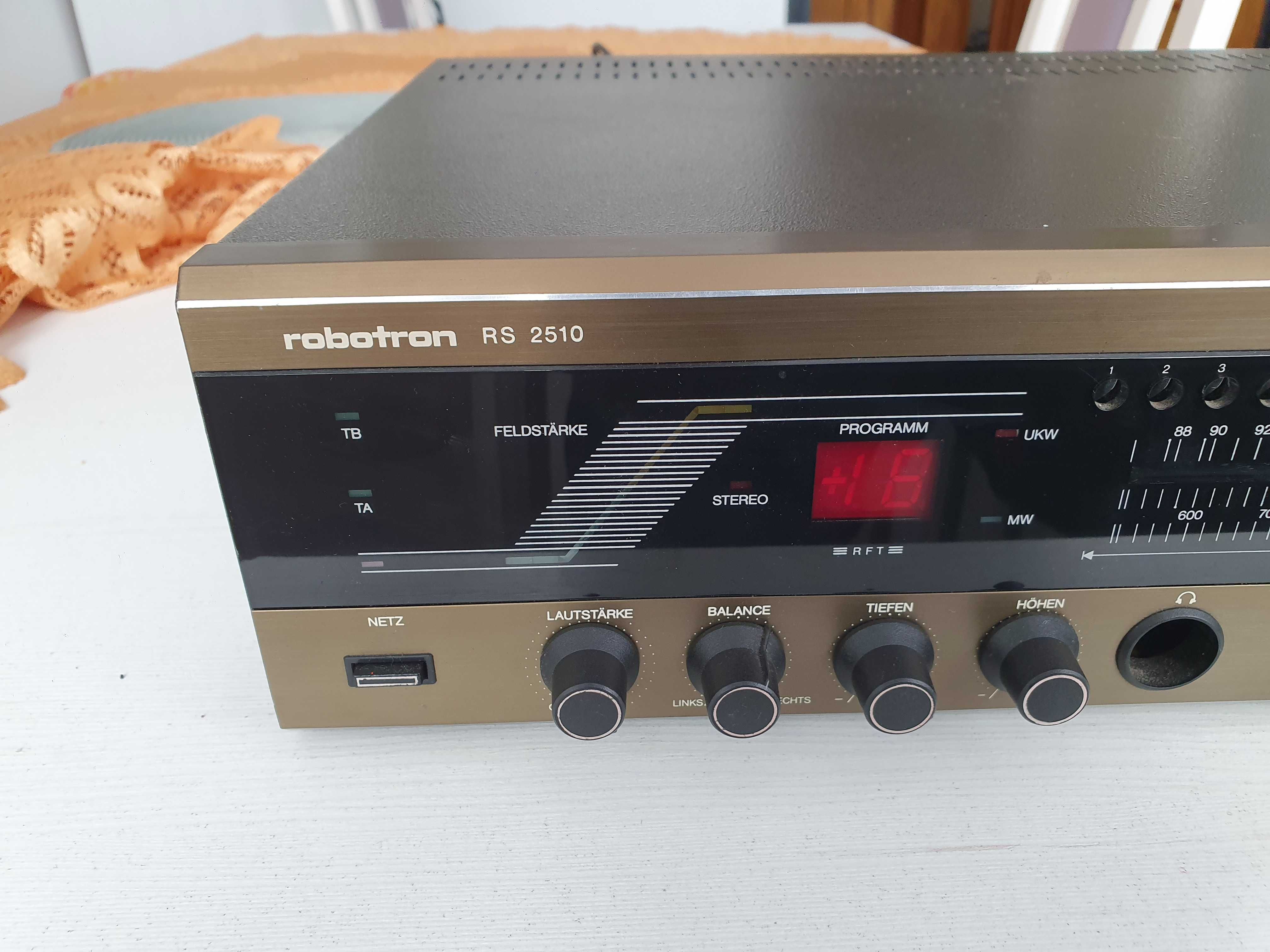 Amplituner RFT robotron RS 2510 DDR radio wzmacniacz