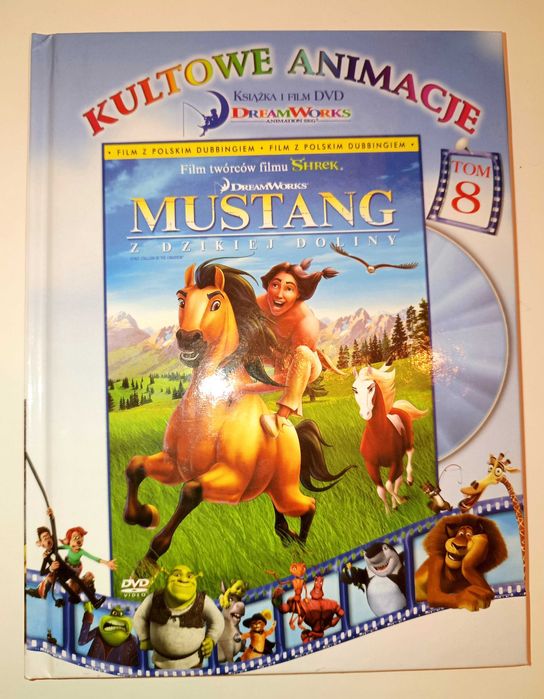 DVD Mustang Dreamworks (twórcy Shreka). Wersja polska/angielska.