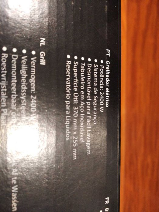 Becken grelhador elétrico 2400W BSG4138