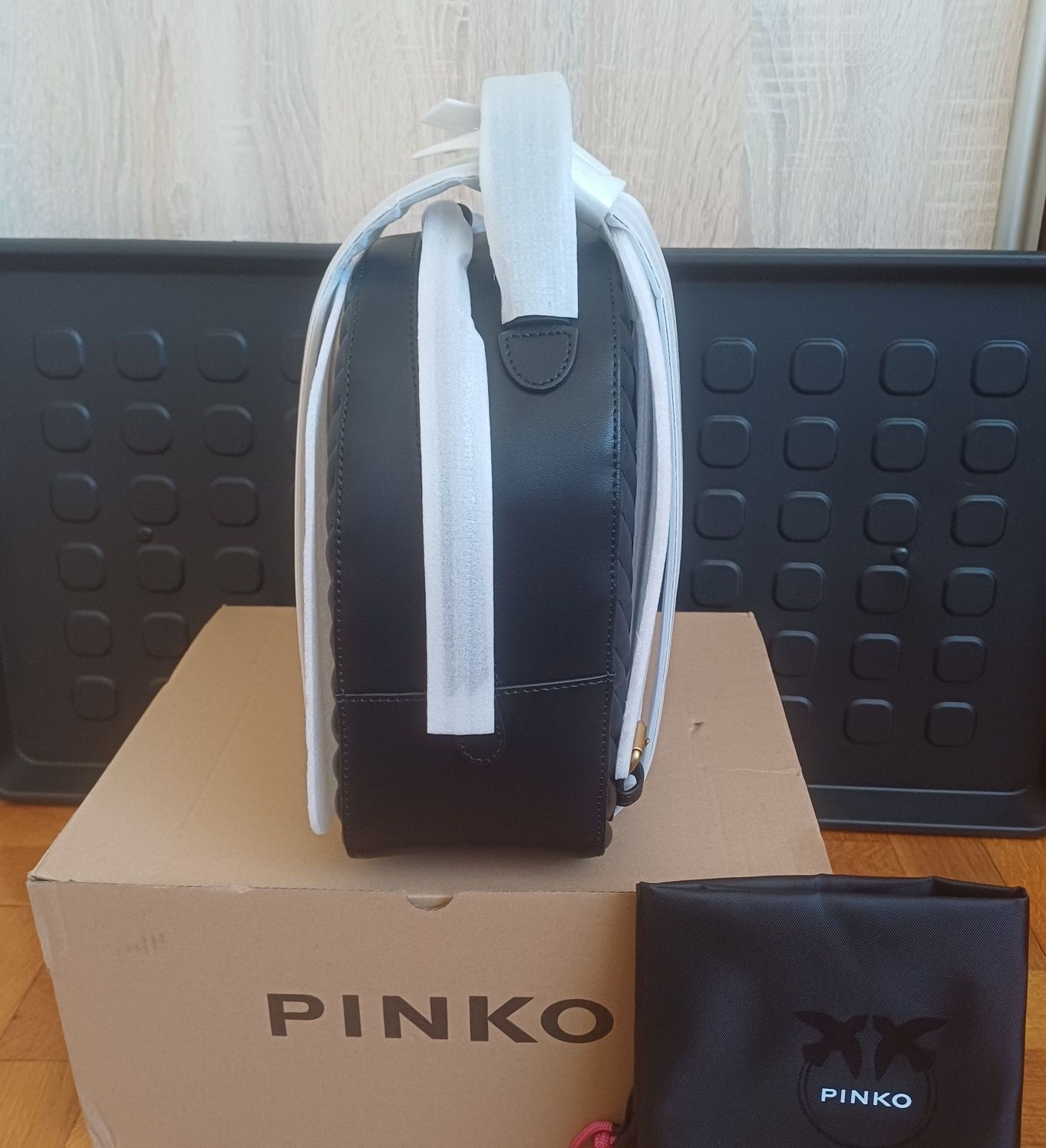 PINKO plecak Vitello Morbido Oryginalny