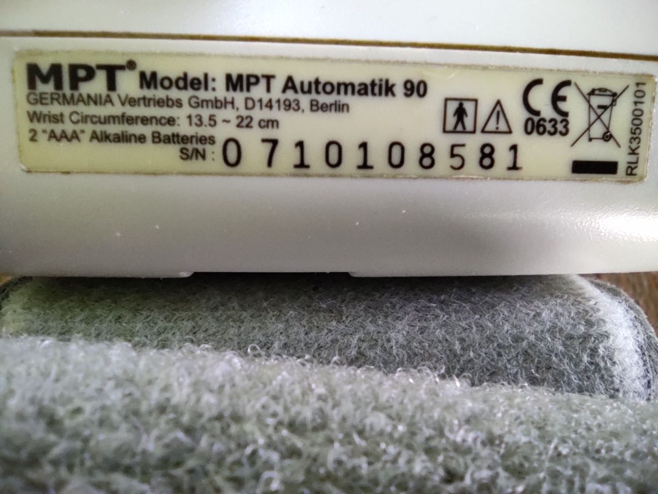 Тонометр MPT Automatic 90