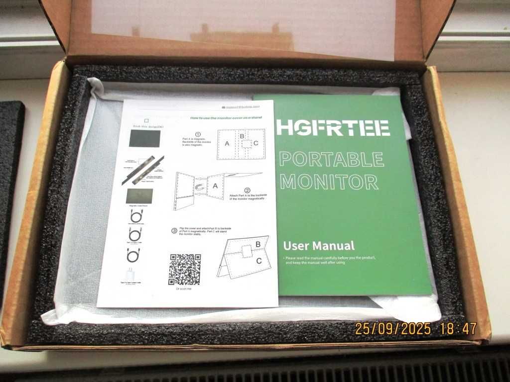 10.5" Portable Monitor, 1980х1280p, назва - HGFRTEE - новий
