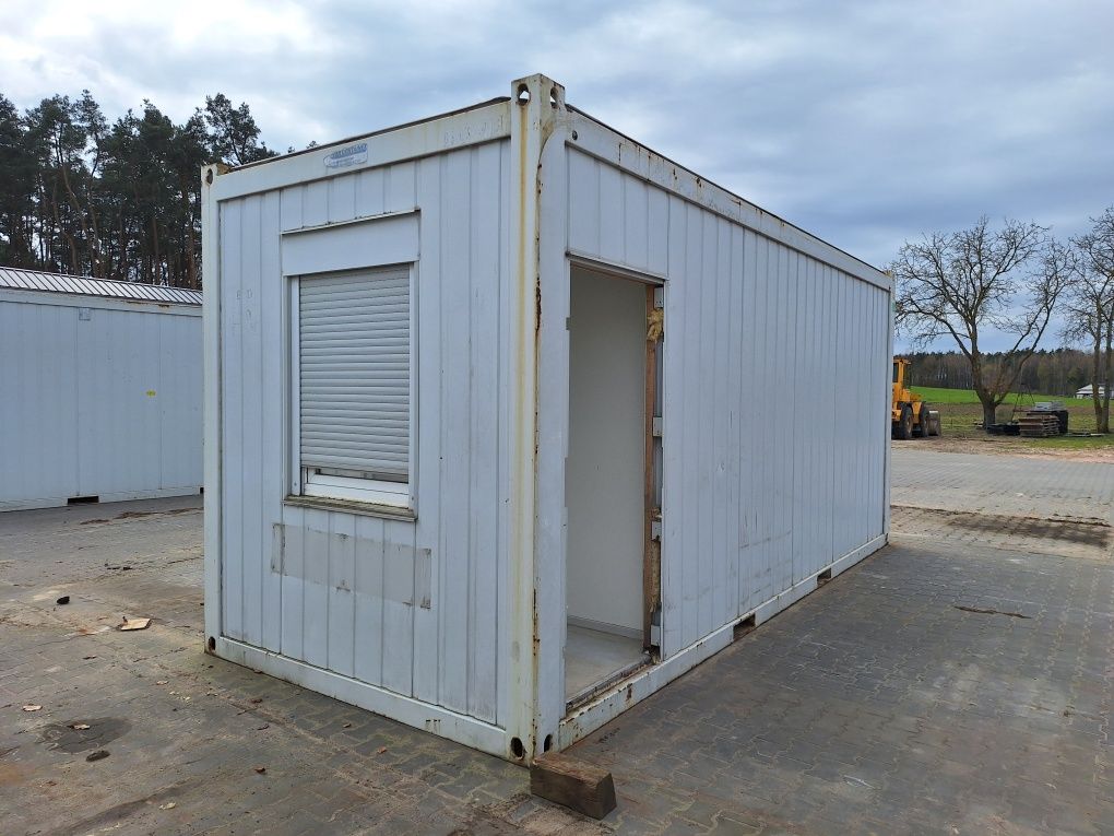 Kontener sanitarny budowlany socjalny Containex Prysznicowy 6x2.5m