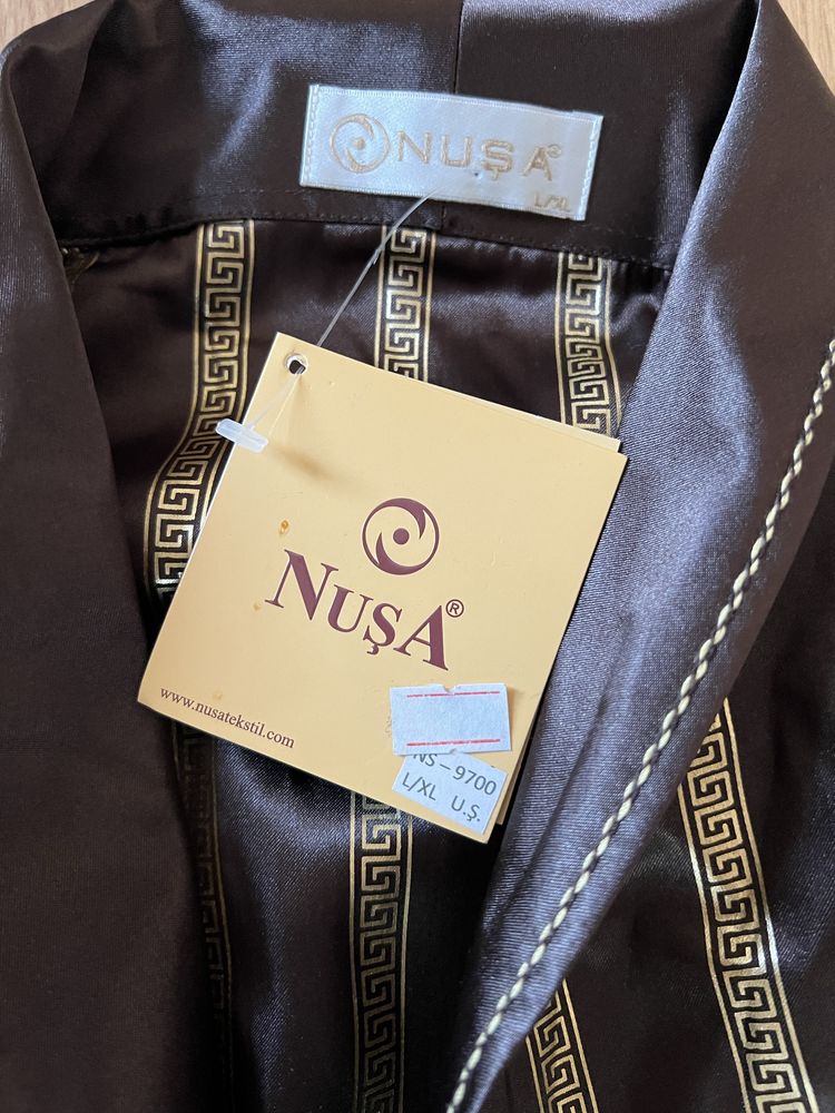 Халат Nusa шовковий чоловічий новий L/XL
