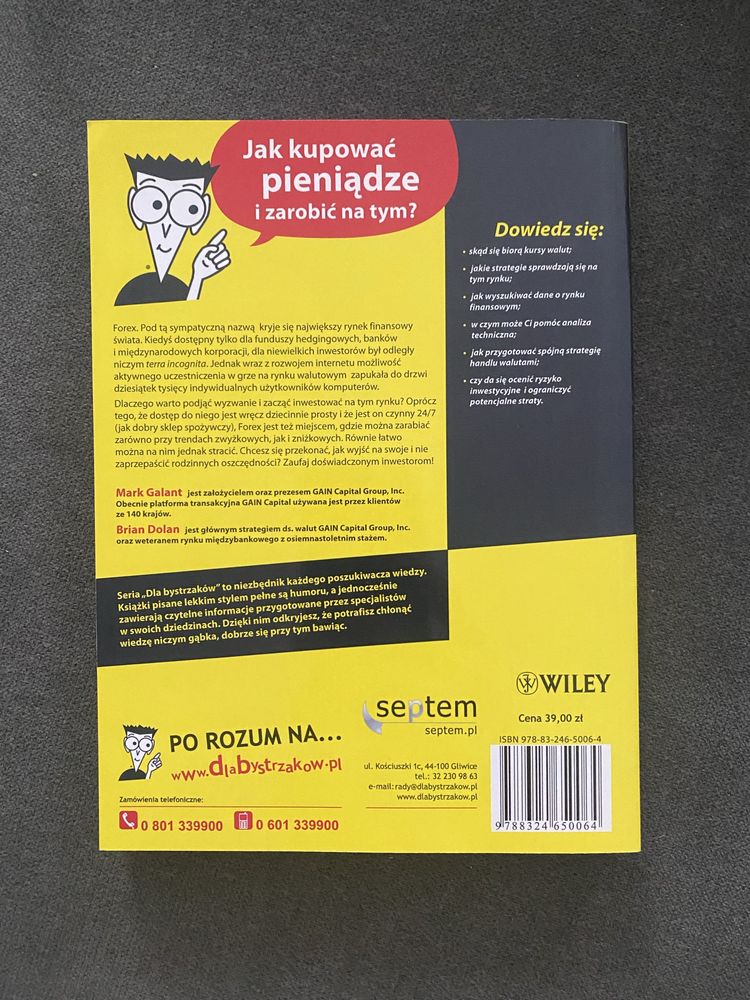 Książka Forex dla Bystrzaków