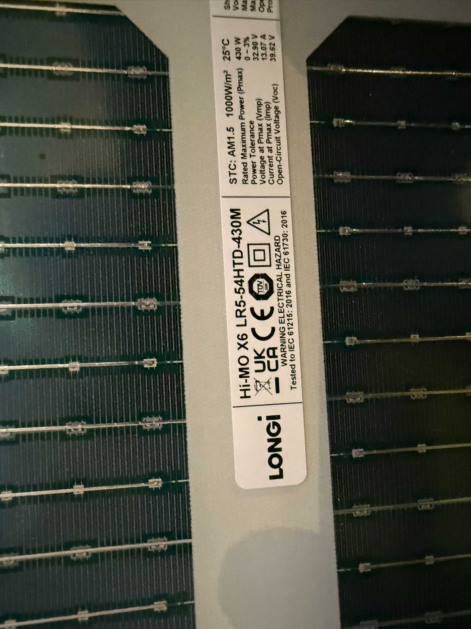 Cонячна панель Longi Solar LR5-54HTD-430M