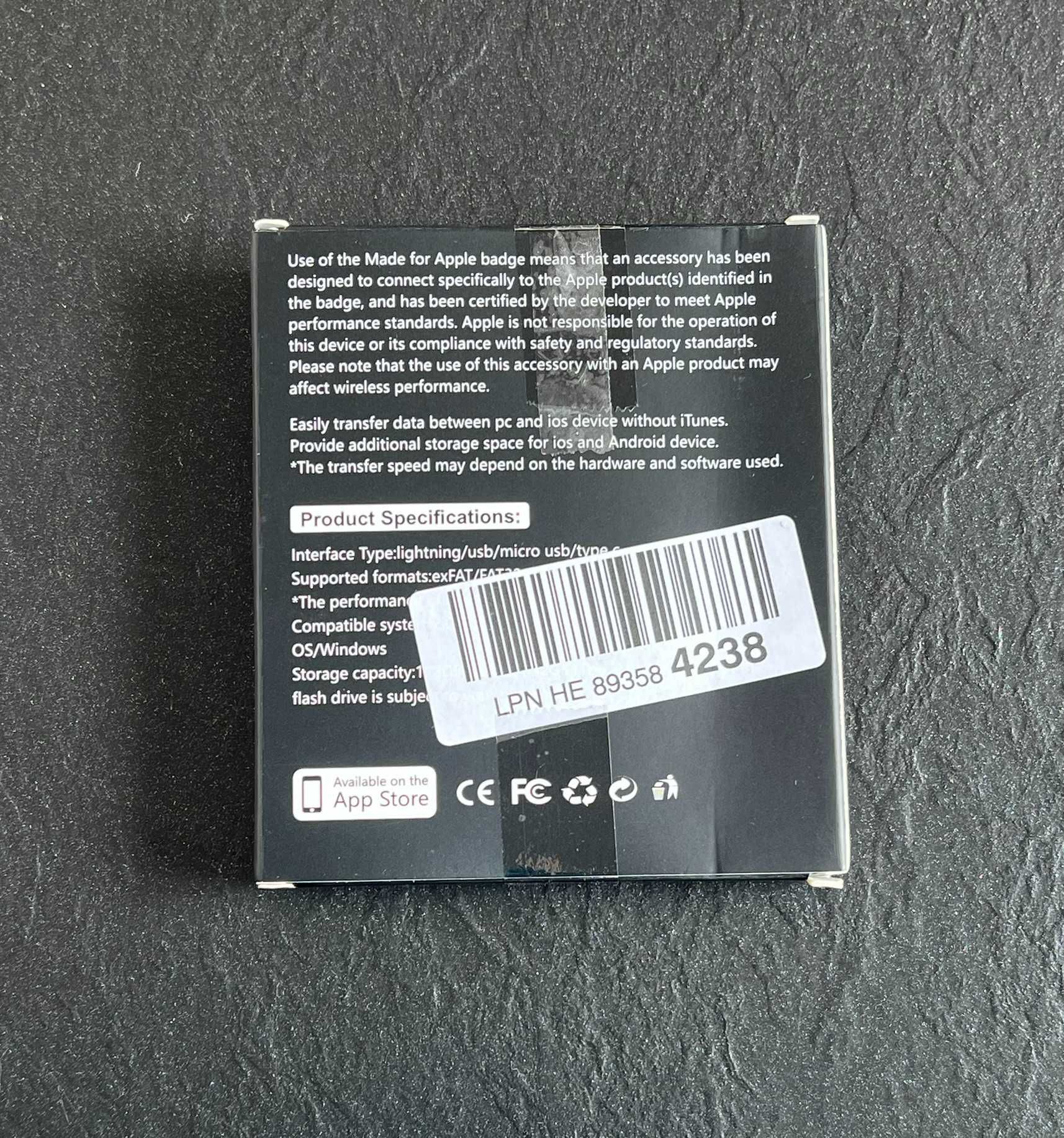 Dysk flash USB GNASEET 256 GB do iPhone'a i Android