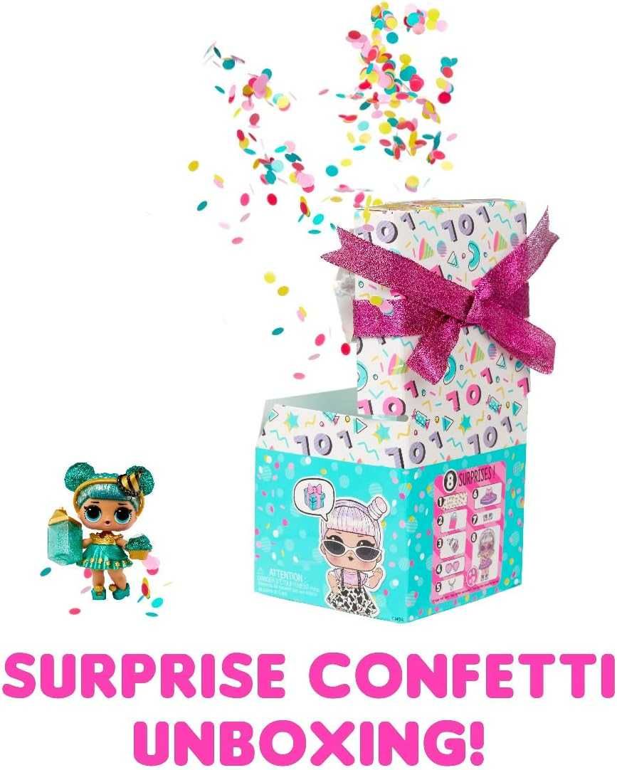 LOL SurpriseЛялька Confetti Pop на день народження з 8 сюрпризами
