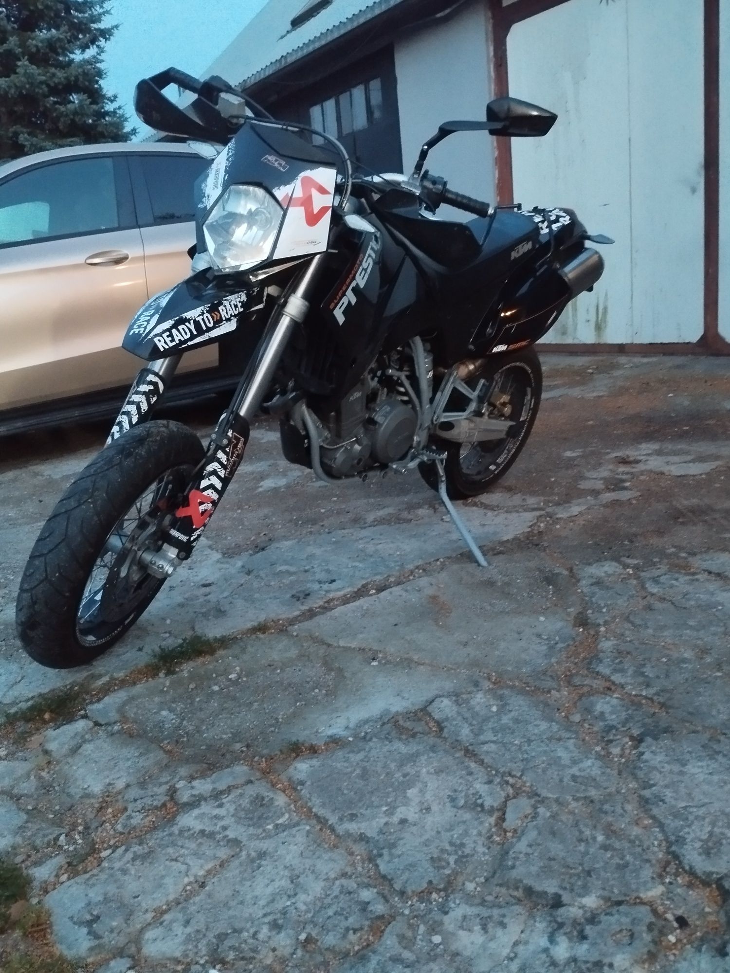 KTM 640 supermoto rok 2003 zarejstrowany lub zamienie