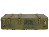 Wojskowa Skrzynia Transportowa po pociskach 152mm z haubicoarmaty D-20