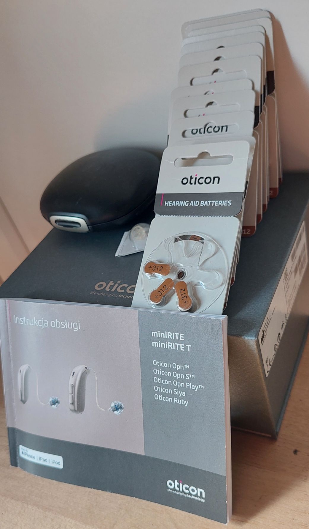 Aparat słuchowy Oticon Siya 2 miniRite + duży zapas baterii