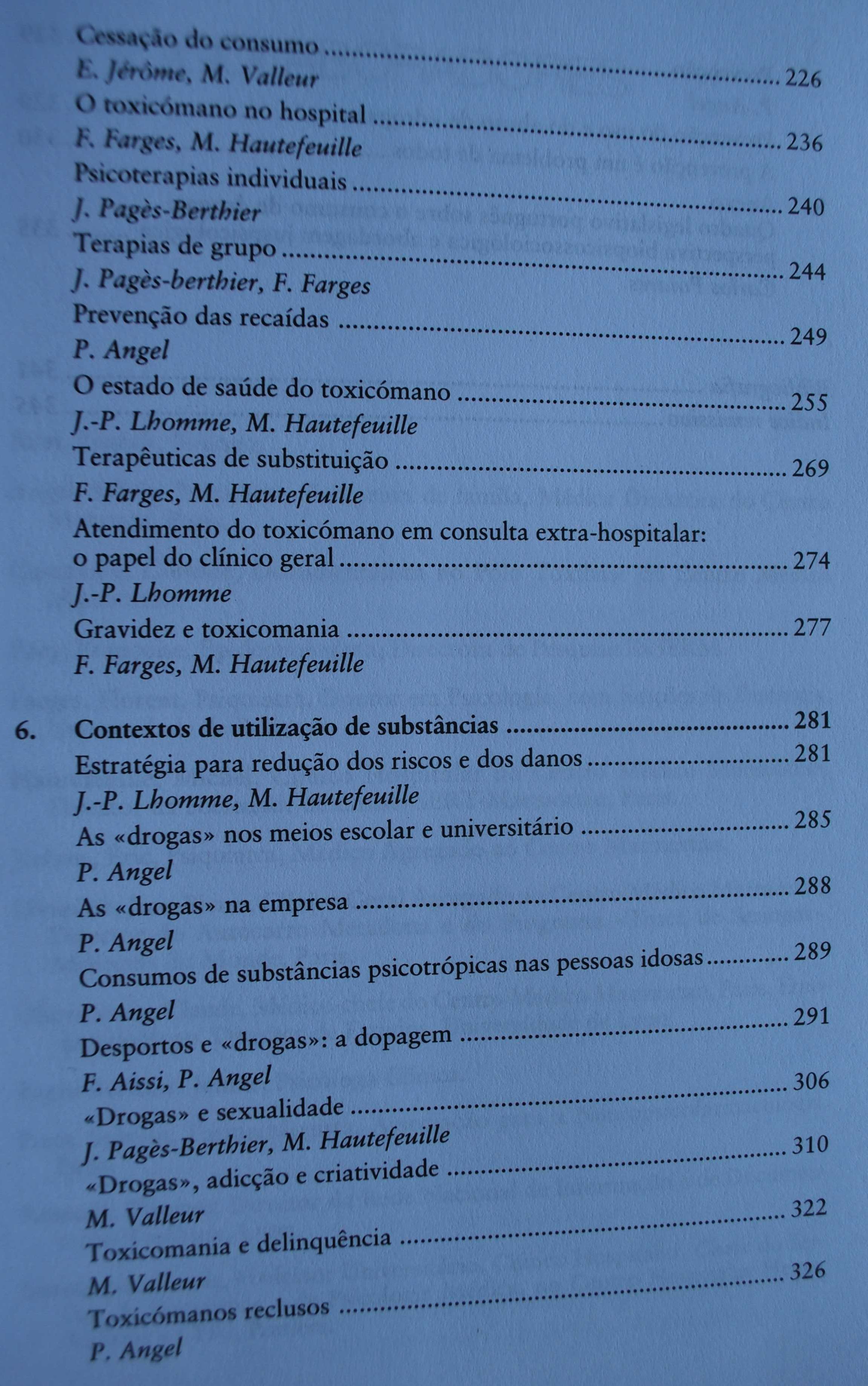 Toxicomanias (Alcoolismo e Toxicomanias Modernas)