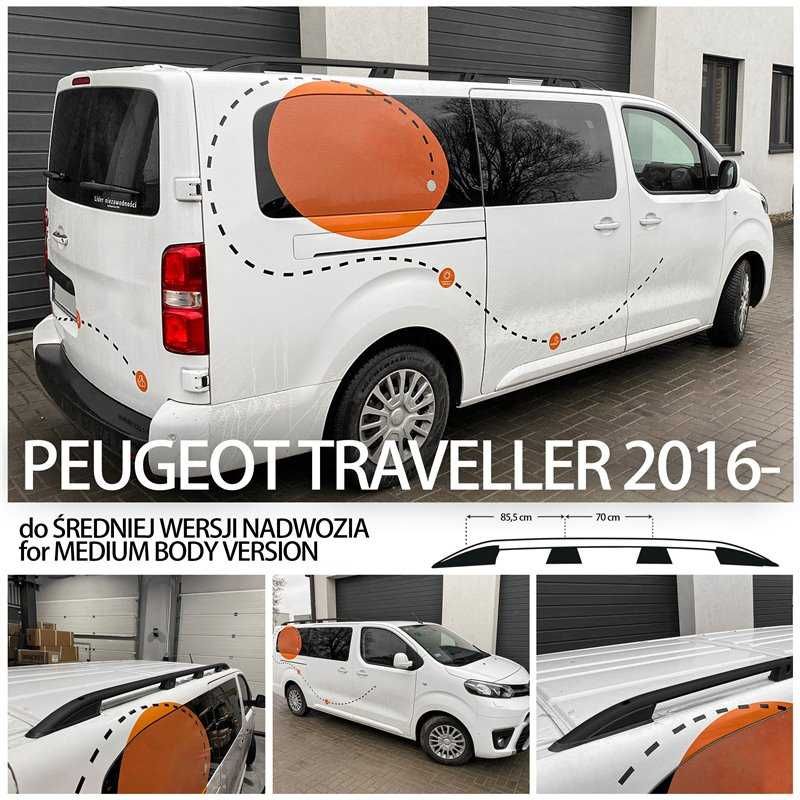 Relingi Dachowe Peugeot Traveller Expert Citroen Spacetourer LONG