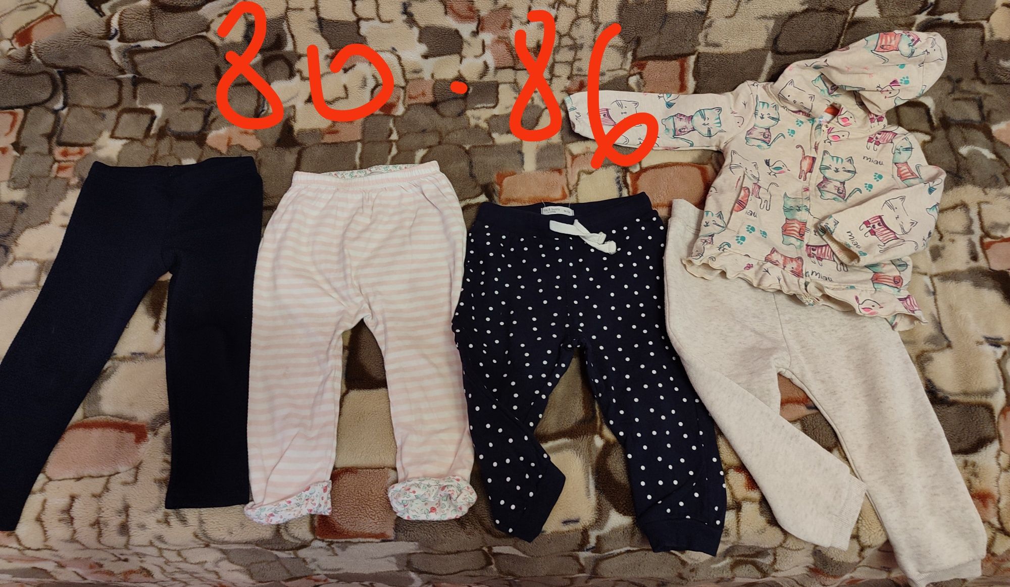 Продам речі для дівчинки 74-86