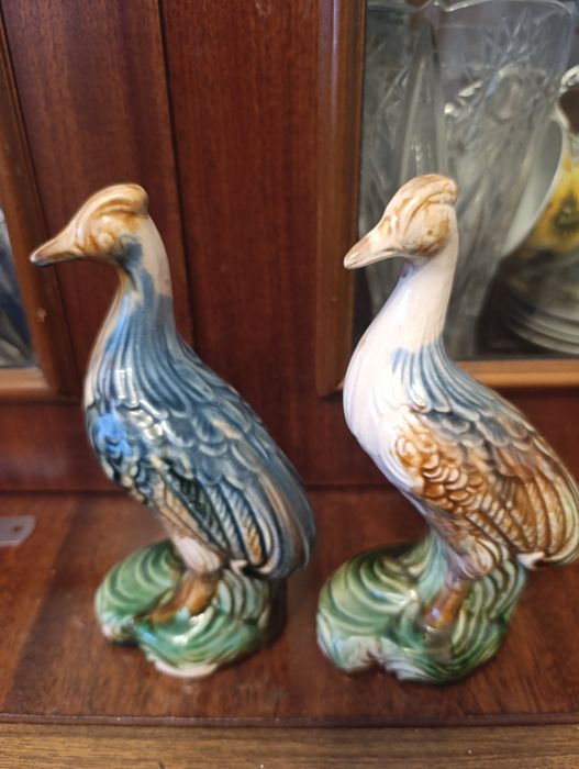 Статуэтки Дрофа.Птицы.Майолика