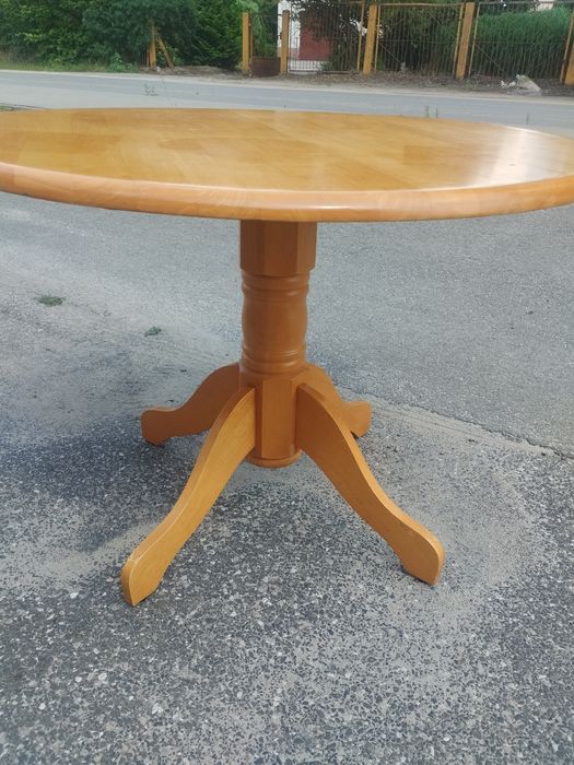 Stół okrągły drewniany