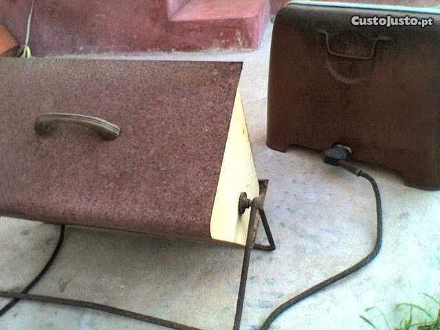Aquecedor eléctrico antigo, design escandinavo