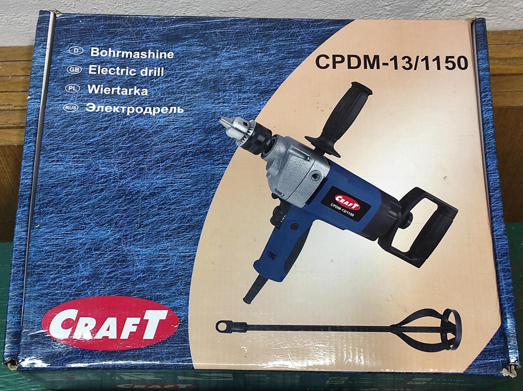 Дрель-миксер Craft CPDM-13/1150