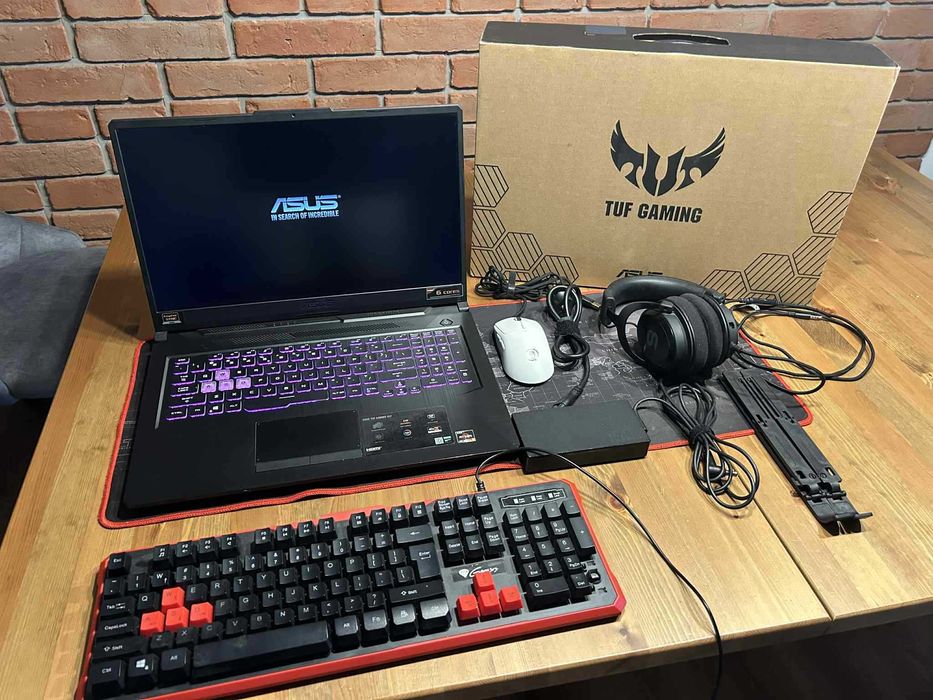 Laptop do gier Asus TUF Gaming A17 Ryzen 5/GTX 1650TI/24GB RAM/SSD/1TB