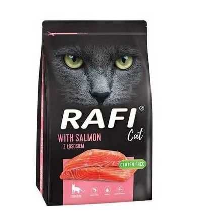 DOLINA NOTECI Rafi Cat z łososiem karma 7 kg