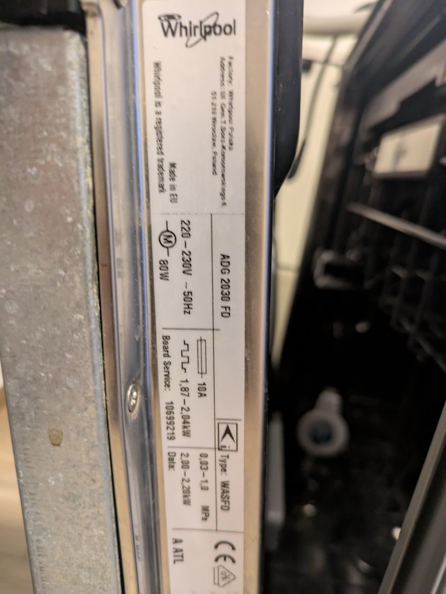 Programator zmywarki Whirlpool adg2030