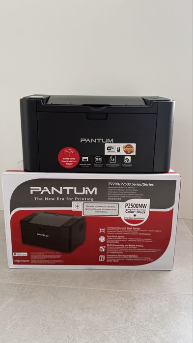 Принтер лазерний Pantum P2500NW A4 з WiFi (на гарантії до 28.10.26)