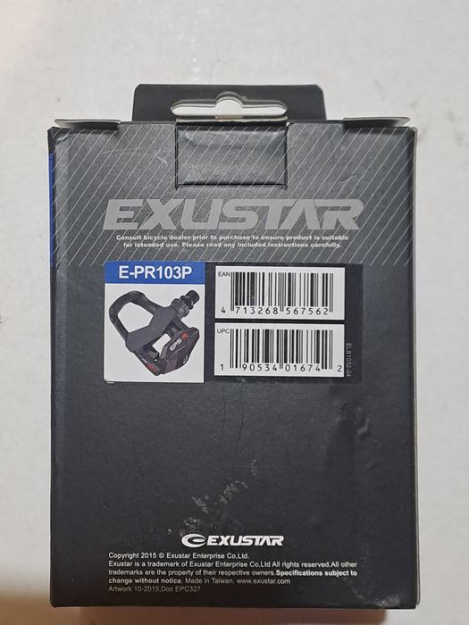 Pedały zatrzaskowe  SPD Exustar E-PR103P szosowe bloki look keo