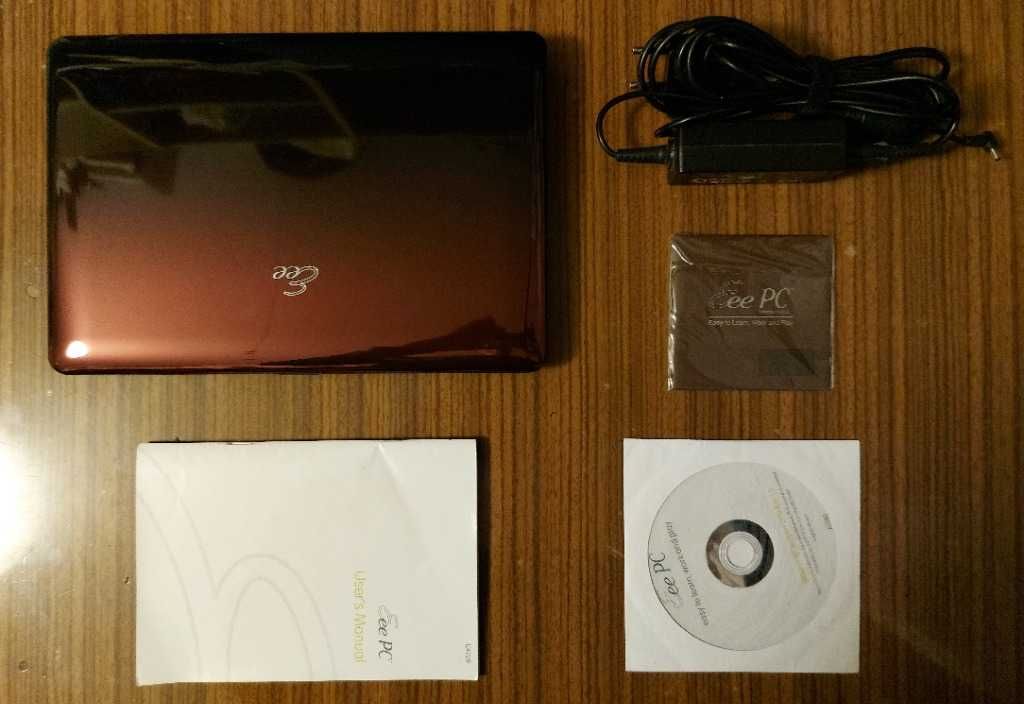 Notebook Asus Eee PC 1008HA Seashell Czerwony