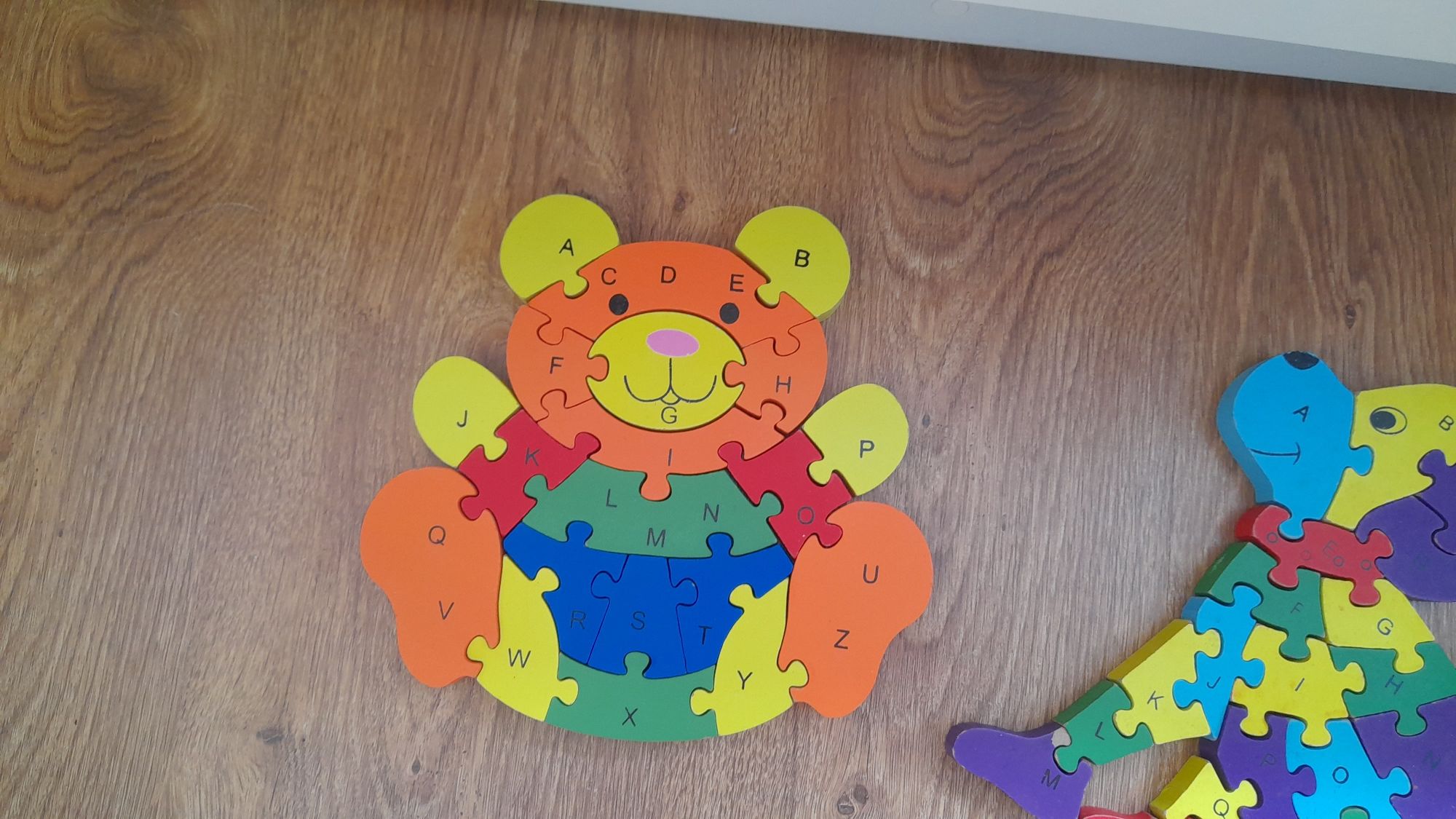 Klocki, puzzle drewniane
