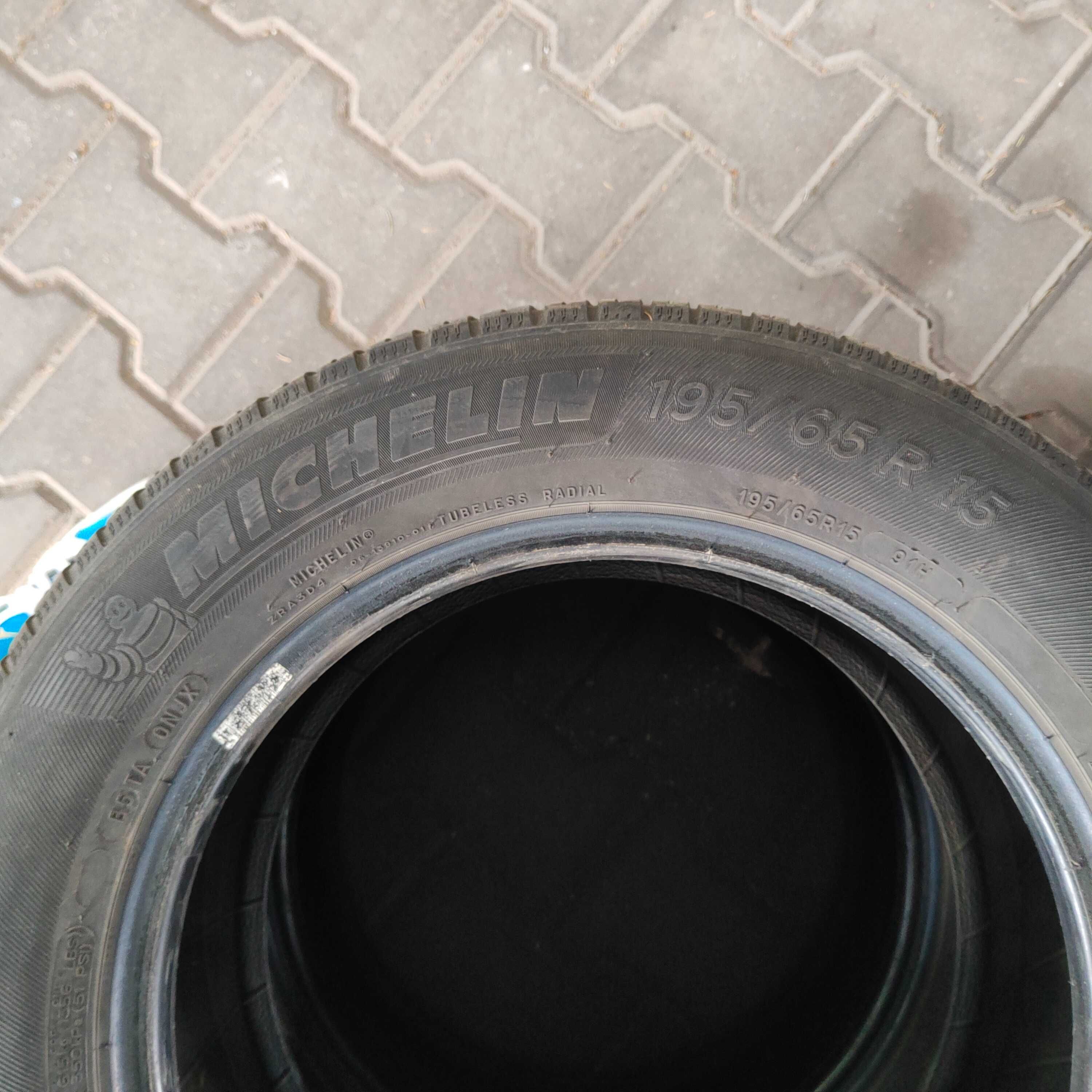 2 opony Michelin wielosezon 195/65/15