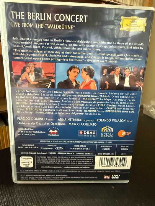 Placido Domingo, Anna Netrebko, Rolando Villazón – The Berlin Concert