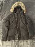 fur puffer jacket куртка с мехом кроп фит