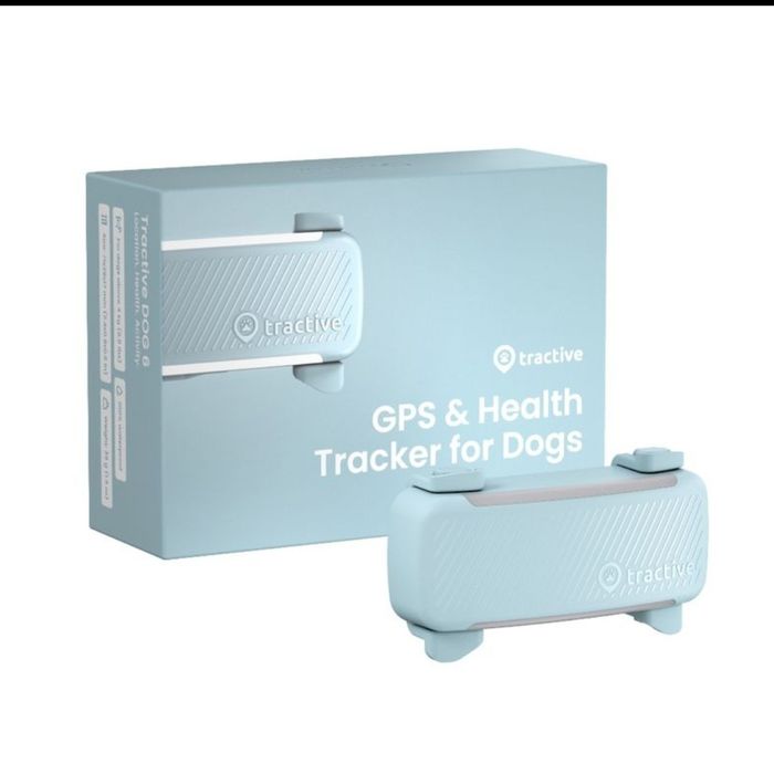 GPS Tractive &Health dla psa błękitny