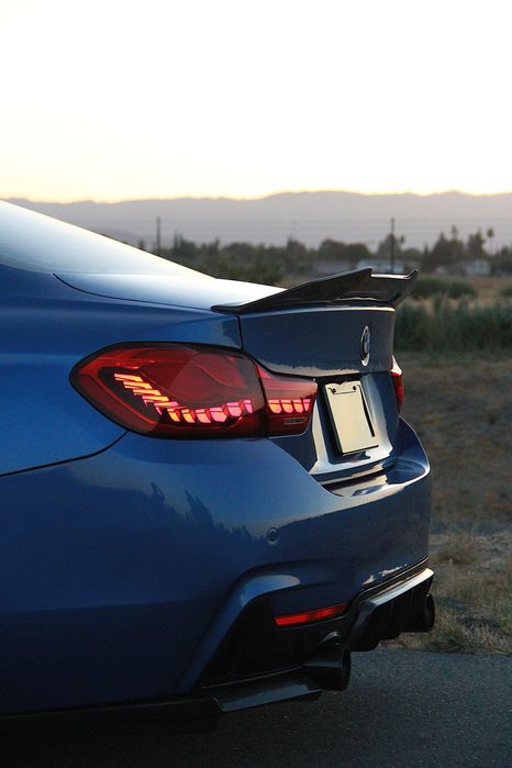 Спойлер BMW 4 F32 PSM багажника Ф32 сплиттер диффузор сплітер псм