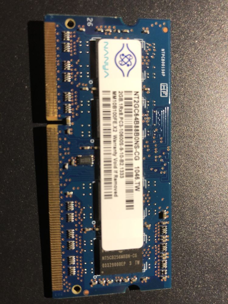 Memoria RAM 2GB PC3 10600S 144pins