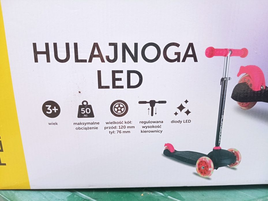 Nowa hulajnoga LED