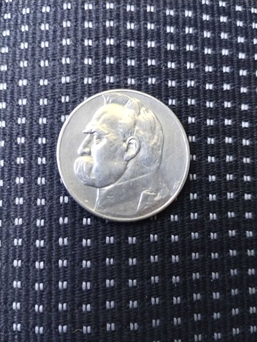 Moneta 5 zł 1934 r. Józef Piłsudski - UNIKAT Srebro