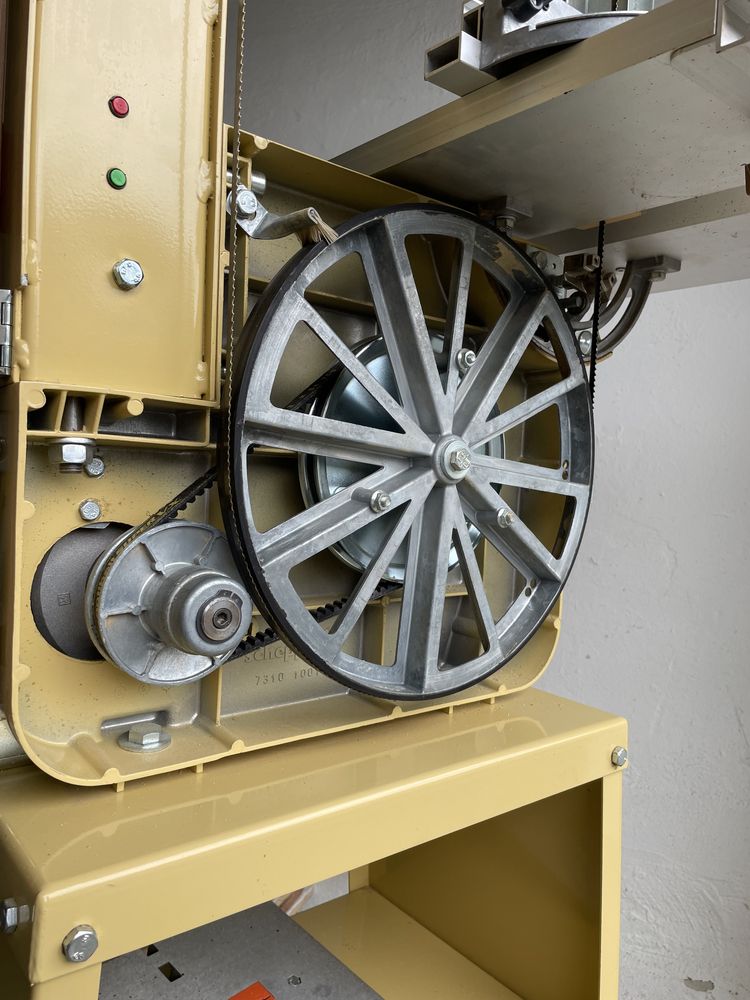 Piła taśmowa , scheppach hbs32 vario, 380v
