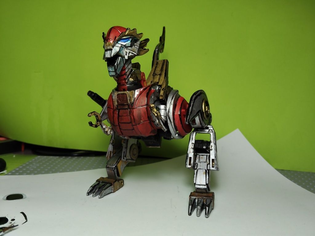 Transformers earthspark deluxe class jawbreaker CUSTOM- G1 comic style