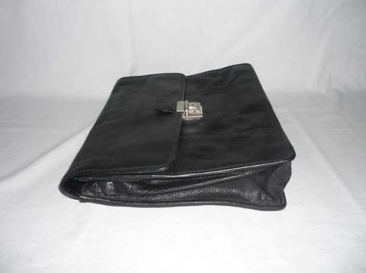 Ділова шкіряна сумка папка портфель для документів планшета формат А 4