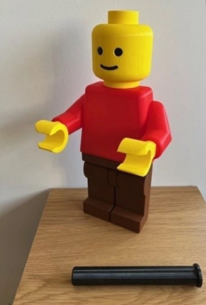 Lego ludzik uchwyt, wieszak na papier toaletowy