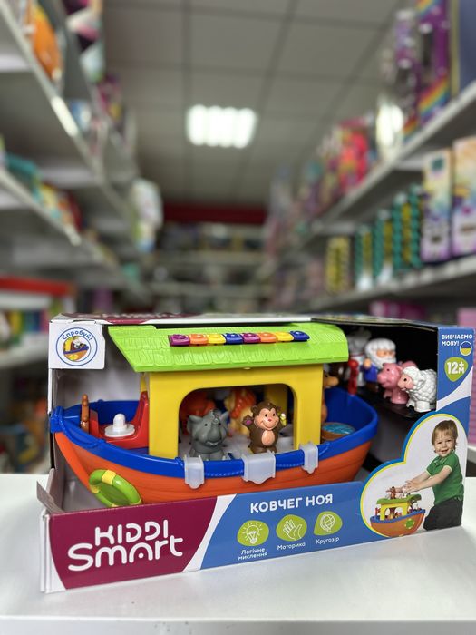 Ігровий Набір Kiddi Smart – Ковчег Ноя (укр мова)нове