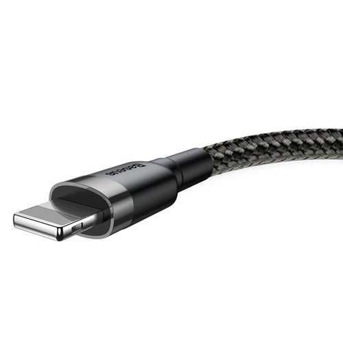 Baseus nylonowy kabel przewód USB  Lightning QC3.0 2.4A 0,5M